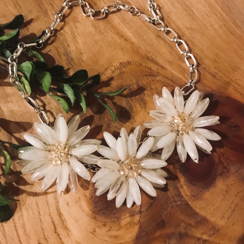 Beaded Flower Necklace